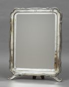 A Russian silver framed dressing mirror, with 88 Zolotnik mark with assayer's initials for A.