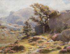 A MacDONALD (20th century) British Highland Landscape Watercolour Signed and dated 1903 42 x 33.