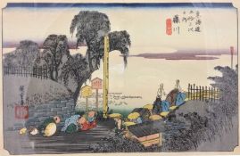 UTAGAWA HIROSHIGE (1797-1858) Japanese Akasaka,