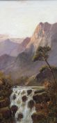 FRANCIS E JAMIESON (flourish 1910-1940) British (AKA PHIL HIPS) Highland Waterfall Oil on