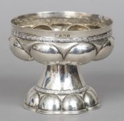 An Arts & Crafts silver footed bowl, hallmarked Birmingham 1921,