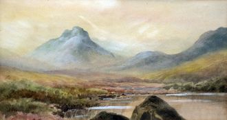 J DOUGLAS (19th/20th century) British Loch Lomond and Loch Eck Watercolours Signed,