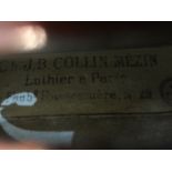 A 19th/20th century violin Bearing label for Ch. J.B.