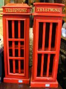 Two phone box cabinets