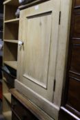 A Victorian pine washstand/cupboard