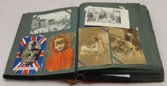 A postcard album