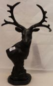 A bronze in the form of a stag