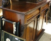 A Victorian mahogany chiffonier