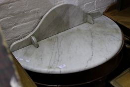 A Victorian marble top washstand