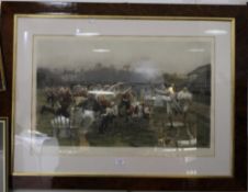 A large print, titled A Rugby Match,