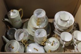 Two porcelain tea sets