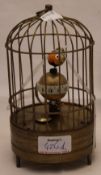 A bird cage clock