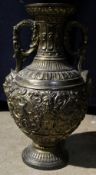 A gilt decorated vase