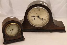 A mantle clock and another