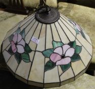 A Tiffany style lamp shade