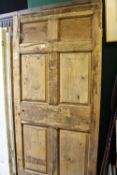 A 19th century pine door