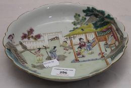 A Chinese coloured plate
