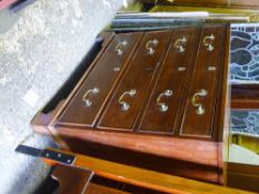 A George III mahogany chest of drawers