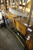 A 19th century mahogany dressing table