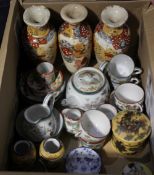 A quantity of Japanese porcelain