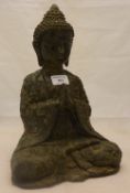 A large bronze Buddha