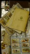 A good quantity of cigarette and tea cards,