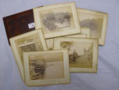 A late 19th century Japanese lacquered photograph album