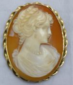 A cameo brooch