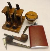A quantity of Dunhill and other pipes,