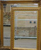 Two gilt framed mirrors