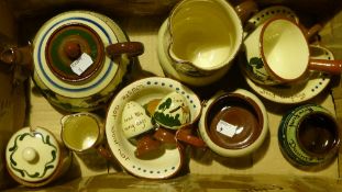 A quantity of Torquay ware