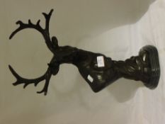 A bronze in the form of a stag