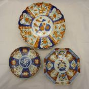 A quantity of Japanese and Imari plates