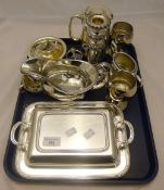 A quantity of silver plate