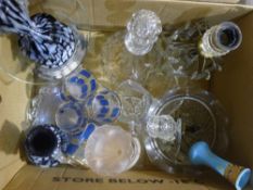 A quantity of glass including a pair of lustres