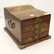 A red lacquered Chinese box