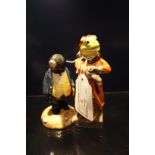 Two Beswick 'Wind in The Willows' figures 'Toad' No 818 and 'Mole' No 1093 both modelled by Warren