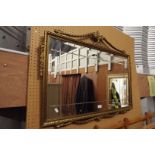 A Georgian style gilt framed mirror