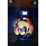 A Moorcroft 'Hibiscus' patterned baluster vase