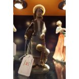 A Lladro figurine of a 'School Girl'  No chips, cracks or restoration in good condition