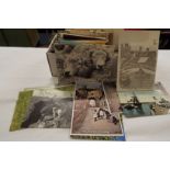 A collection of early 20thC and later postcards mainly depicting coastal,