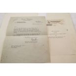 A volume of 'Kent The County Administration in War 1939 - 1945' with letter from Viscount Monsell