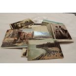 A selection of vintage postcards to include scenic,