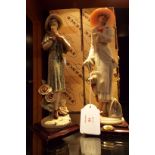 Two Florence Giuseppe Armani resin figurines 'Raine', No 1164C and 'Rose',