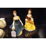Two Royal Doulton figurines 'Sandra', HN 2275 and 'Melanie',