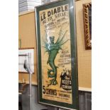 ALBERT GUILLAUME (1814-1910) late 19thC advertising poster for "Le Diable aux XIXe siècle ou les