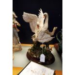 A Country Artists Millennium limited edition figure 'The Royal Swans of Avon', numbered 232 of 366,