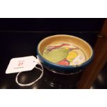 A Clarice Cliff circular pin tray in the 'Pastel Autumn' pattern c1932 minor paint