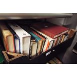 A box of assorted ancient and modern history reference books