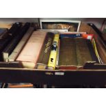 A box of assorted antiques reference books and collecting guides